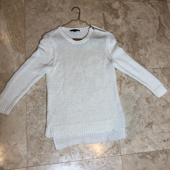 Ann Taylor White Anchor Sweater Size Small - Picture 2 of 14